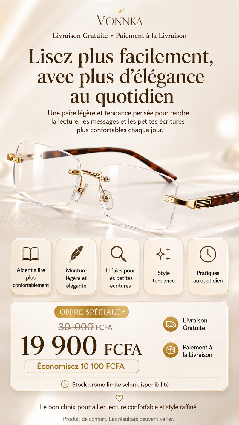 Lunettes Lecture Élégance Carrée